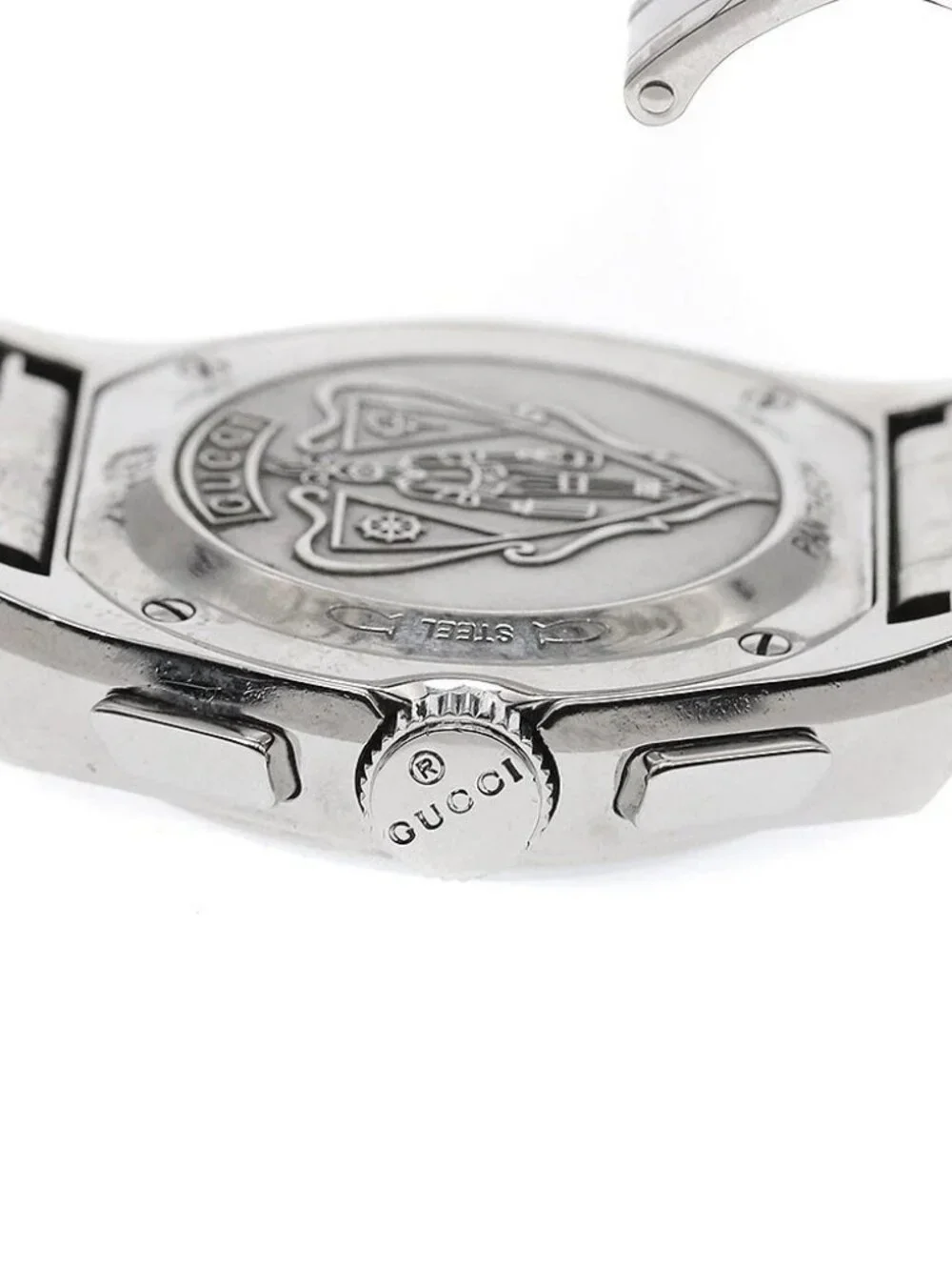 GUCCI Pantheon 115.4/YA115406 Date Chronograph Quartz Boy's Watch